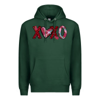 Sports Green xoxo Premium Hoodie - JahusDesignShop