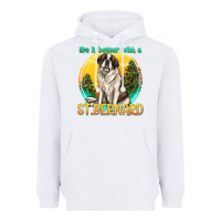 White life is better with a st.bernard Heavyweight Hoodie - texasbilliewilder