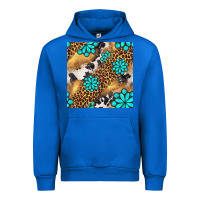 Cobalt western turquoise gemstone seamless pattern Urban Hoodie - BundleAndBundleShop
