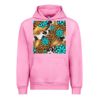 Fuchsia Pink western turquoise gemstone seamless pattern Urban Hoodie - BundleAndBundleShop