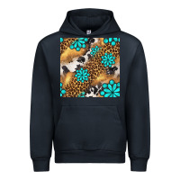 Navy western turquoise gemstone seamless pattern Urban Hoodie - BundleAndBundleShop