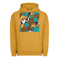 Pigment Peanut Butter western turquoise gemstone seamless pattern Urban Hoodie - BundleAndBundleShop
