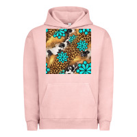Pigment Salmon western turquoise gemstone seamless pattern Urban Hoodie - BundleAndBundleShop