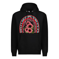 Black valentines sunflower rainbow Premium Hoodie - JahusDesignShop