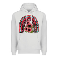Dove Grey valentines sunflower rainbow Premium Hoodie - JahusDesignShop