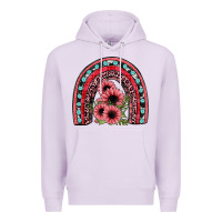 Lilac valentines sunflower rainbow Premium Hoodie - JahusDesignShop