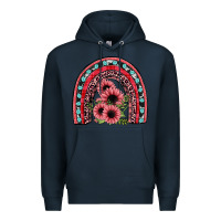 Navy valentines sunflower rainbow Premium Hoodie - JahusDesignShop