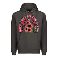 Smoke valentines sunflower rainbow Premium Hoodie - JahusDesignShop