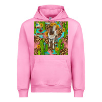 Fuchsia Pink western boer goat seamless pattern Urban Hoodie - BundleAndBundleShop
