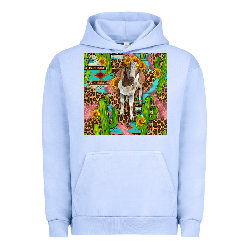 Western Boer Goat Seamless Pattern Urban Hoodie by BundleAndBundleShop | Teevron