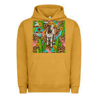 Pigment Peanut Butter western boer goat seamless pattern Urban Hoodie - BundleAndBundleShop