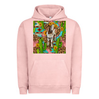 Pigment Salmon western boer goat seamless pattern Urban Hoodie - BundleAndBundleShop