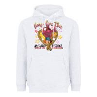White long live the cowgirl Heavyweight Hoodie - texasbilliewilder