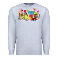 Heather Grey art teacher coffee cups Premium Sweatshirt - texasbilliewilder