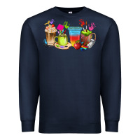 Navy art teacher coffee cups Premium Sweatshirt - texasbilliewilder