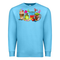 Ocean Blue art teacher coffee cups Premium Sweatshirt - texasbilliewilder