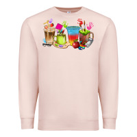 Pale Pink art teacher coffee cups Premium Sweatshirt - texasbilliewilder