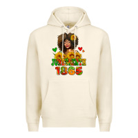 Tofu afro woman juneteenth 1865 Premium Hoodie - AdoDesignShop