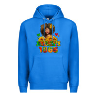 True Royal afro woman juneteenth 1865 Premium Hoodie - AdoDesignShop