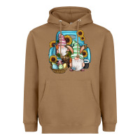 Toasted Coconut Easter Gnomes Egg Sunflowers Truck Heavyweight Hoodie - RanaPortraitStore