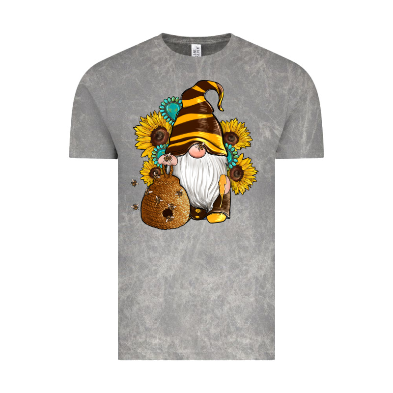 Western Bee Gnomes Beehive Honey Sunflowers Gemstone Vintage Tee by Artiststas | Teevron