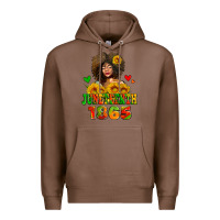 Chestnut afro woman juneteenth 1865 Premium Hoodie - AdoDesignShop