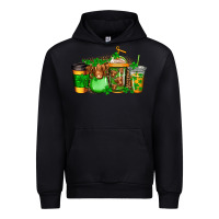 Black longhaired cow st patricks coffee Urban Hoodie - Jasminsmagicworld