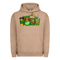 Pigment Burro longhaired cow st patricks coffee Urban Hoodie - Jasminsmagicworld