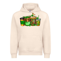 Sandshell longhaired cow st patricks coffee Urban Hoodie - Jasminsmagicworld