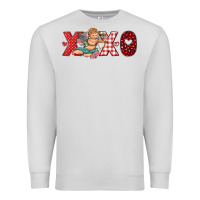 Dove Grey xoxo cupid Premium Sweatshirt - RanaPortraitStore