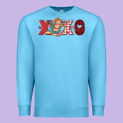 Xoxo Cupid Premium Sweatshirt Designed By Ranaportraitstore
