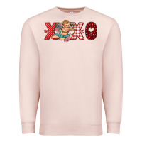 Pale Pink xoxo cupid Premium Sweatshirt - RanaPortraitStore