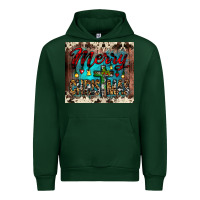 Forest Green merry christmas cross tumbler Urban Hoodie - JahusDesignShop