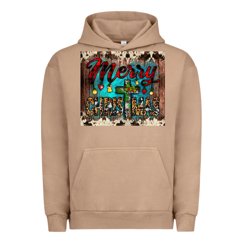 Merry Christmas Cross Tumbler Urban Hoodie by JahusDesignShop | Teevron