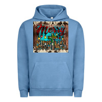 Pigment Pebble Blue merry christmas cross tumbler Urban Hoodie - JahusDesignShop
