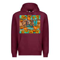 Burgundy cozy vibes Premium Hoodie - Artiststas