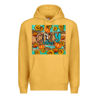 Mustard cozy vibes Premium Hoodie - Artiststas