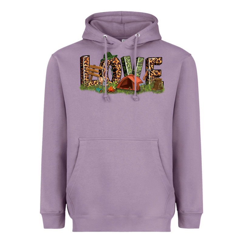 Love Camping Heavyweight Hoodie by texasbilliewilder | Teevron