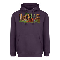 Plum love camping Heavyweight Hoodie - texasbilliewilder