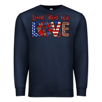 Navy land that we love Premium Sweatshirt - Zillion Design Studio