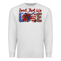 Oatmeal Heather land that we love Premium Sweatshirt - Zillion Design Studio