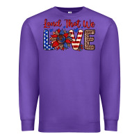 Purple land that we love Premium Sweatshirt - Zillion Design Studio