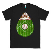 Black baseball and western roses teardrop Classic Tee - BundleAndBundleShop