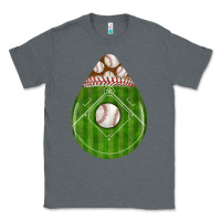 Charcoal Heather baseball and western roses teardrop Classic Tee - BundleAndBundleShop