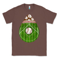 Chestnut baseball and western roses teardrop Classic Tee - BundleAndBundleShop