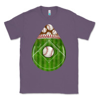 Lavender baseball and western roses teardrop Classic Tee - BundleAndBundleShop