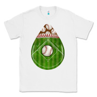 White baseball and western roses teardrop Classic Tee - BundleAndBundleShop