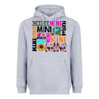 Heather Grey mini gemstone sunflower Heavyweight Hoodie - texasbilliewilder