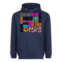 Navy mini gemstone sunflower Heavyweight Hoodie - texasbilliewilder