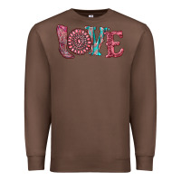 Chestnut valentine's day love with boots and gemstone Premium Sweatshirt - RanaPortraitStore